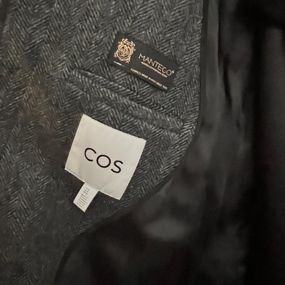 COS herringbone coat
